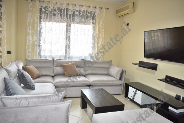 Two bedroom apartment for rent in the beginning of Qemal Stafa Street in Tirana.

It is situated o